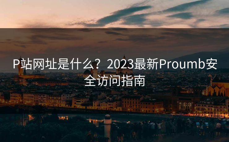 P站网址是什么？2023最新Proumb安全访问指南